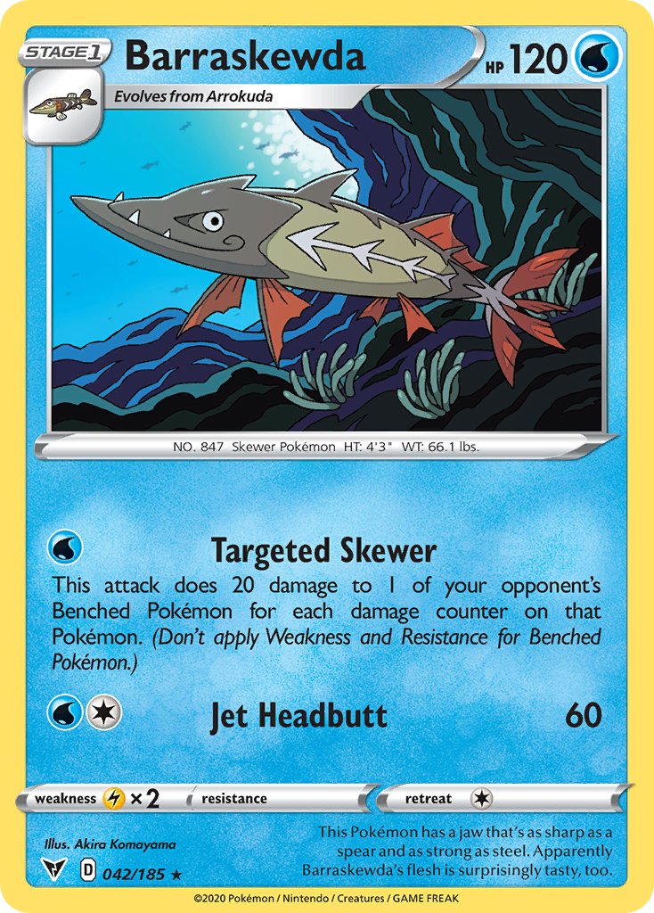 Barraskewda — illustrated card