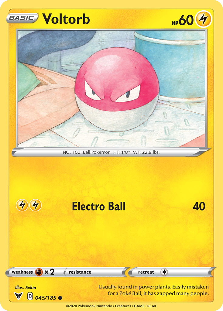 Voltorb — illustrated card