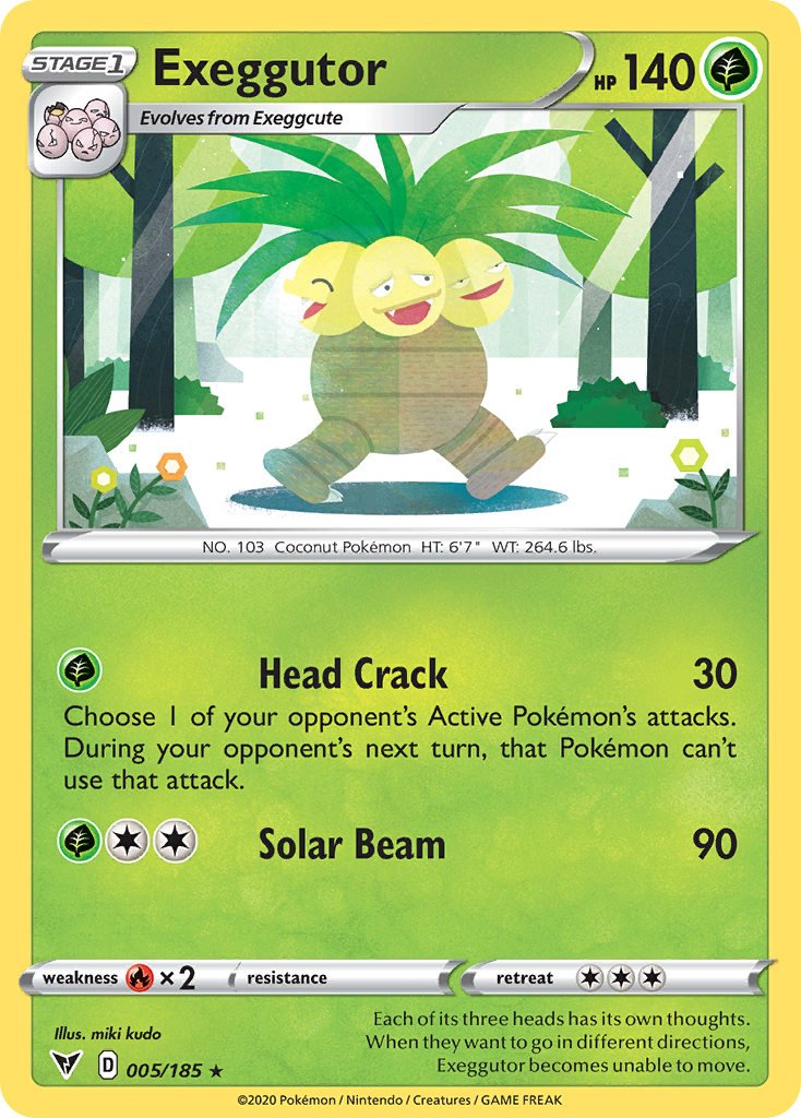 Exeggutor — illustrated card