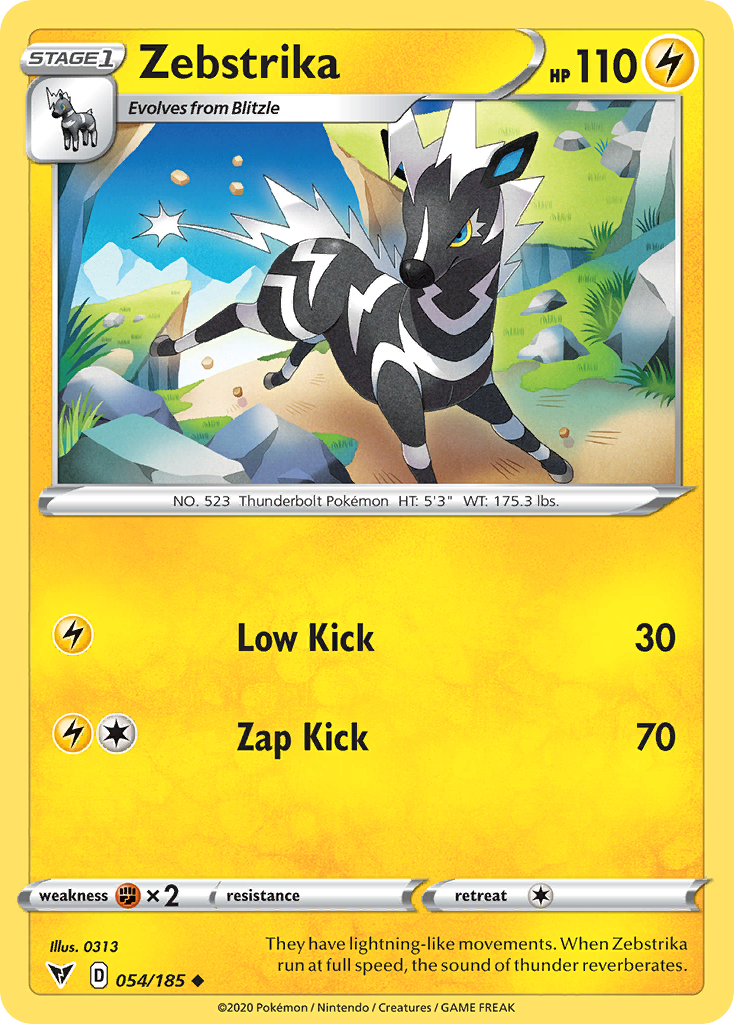 Zebstrika — illustrated card