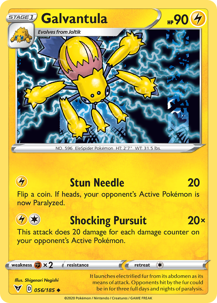 Galvantula — illustrated card