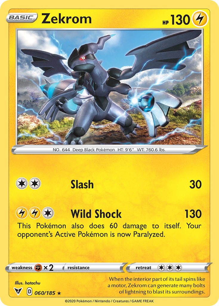 Zekrom — illustrated card