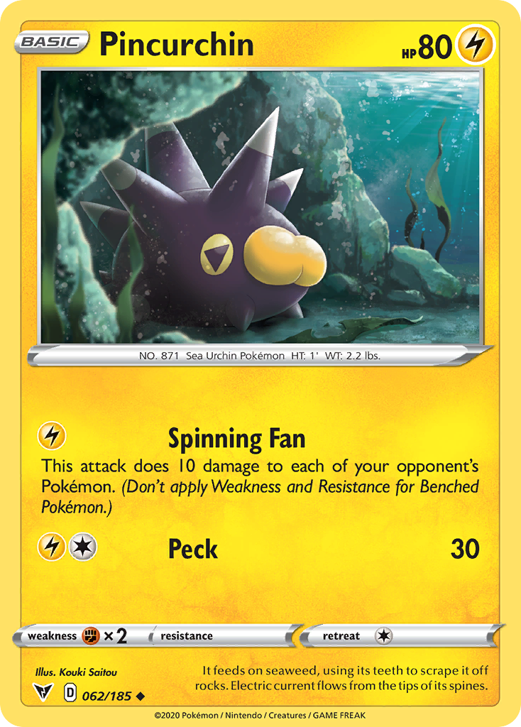 Pincurchin — illustrated card