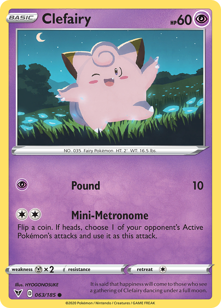Clefairy — illustrated card