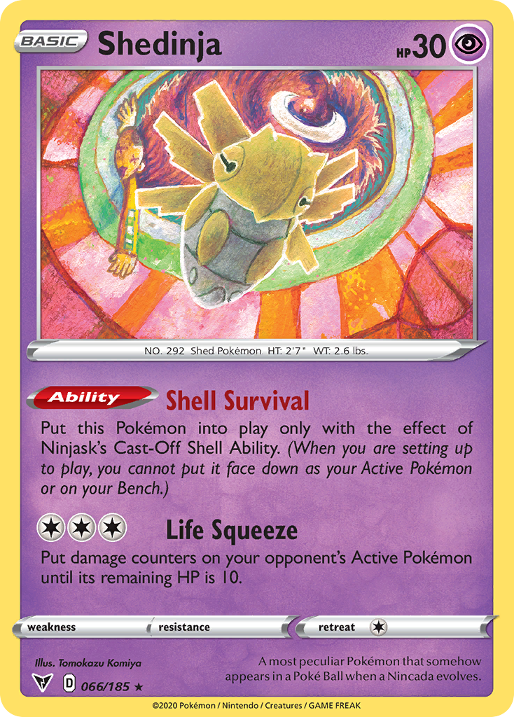 Shedinja — illustrated card