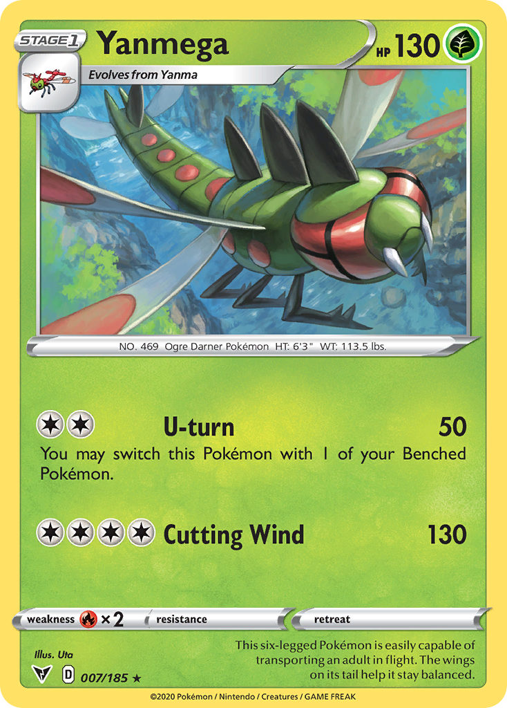 Yanmega — illustrated card