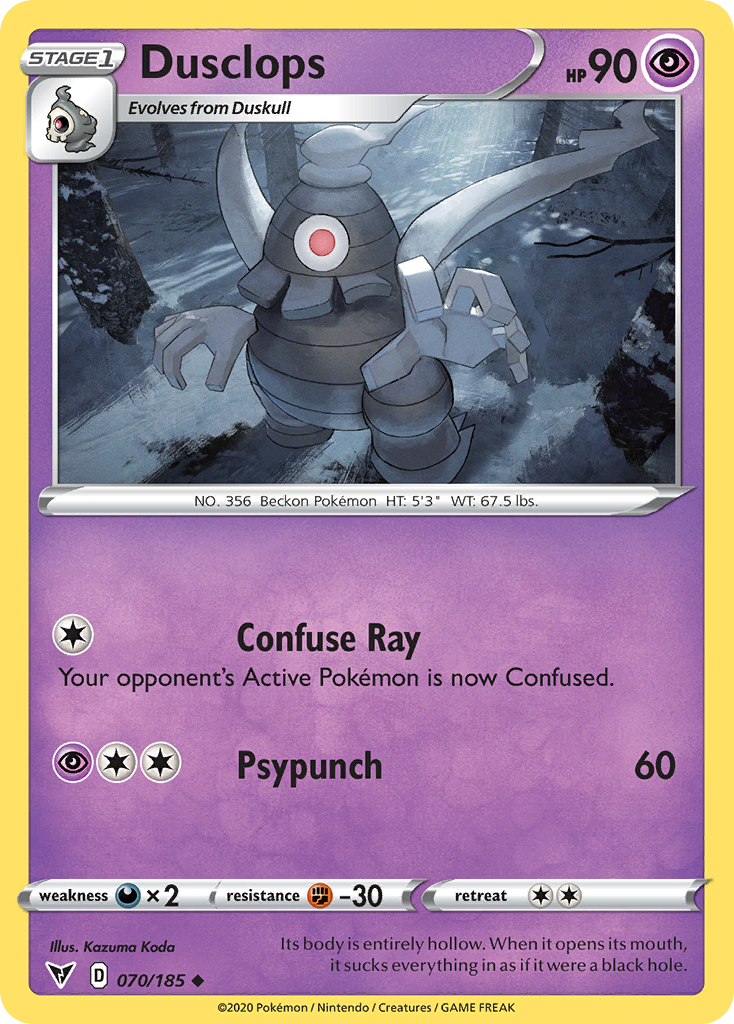 Dusclops — illustrated card