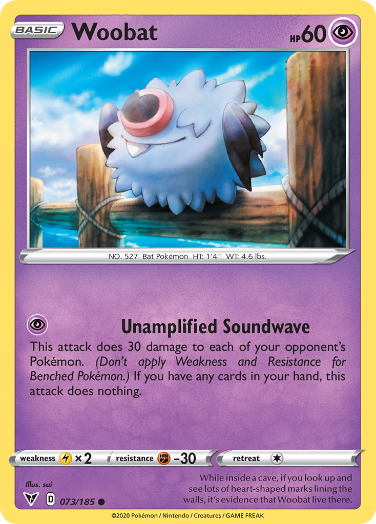 Woobat — illustrated card