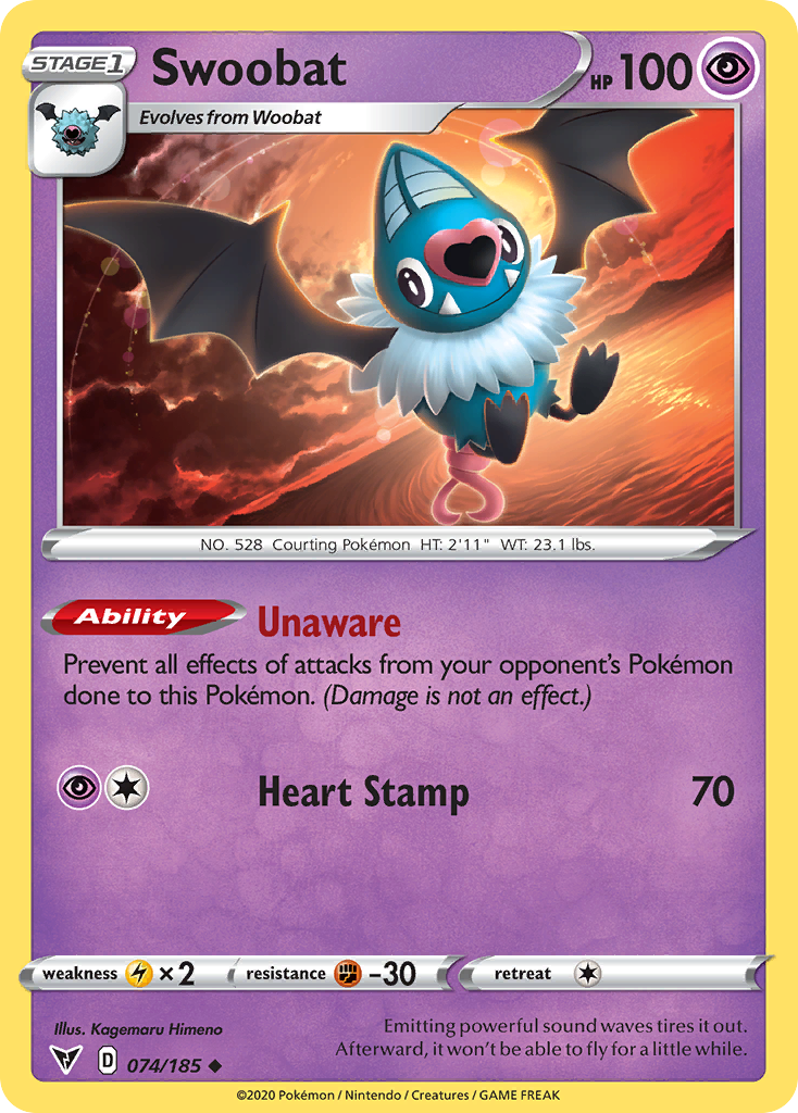 Swoobat — illustrated card