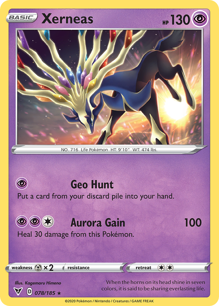 Xerneas — illustrated card