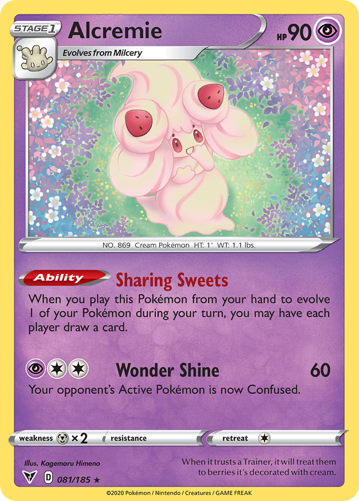 Alcremie — illustrated card