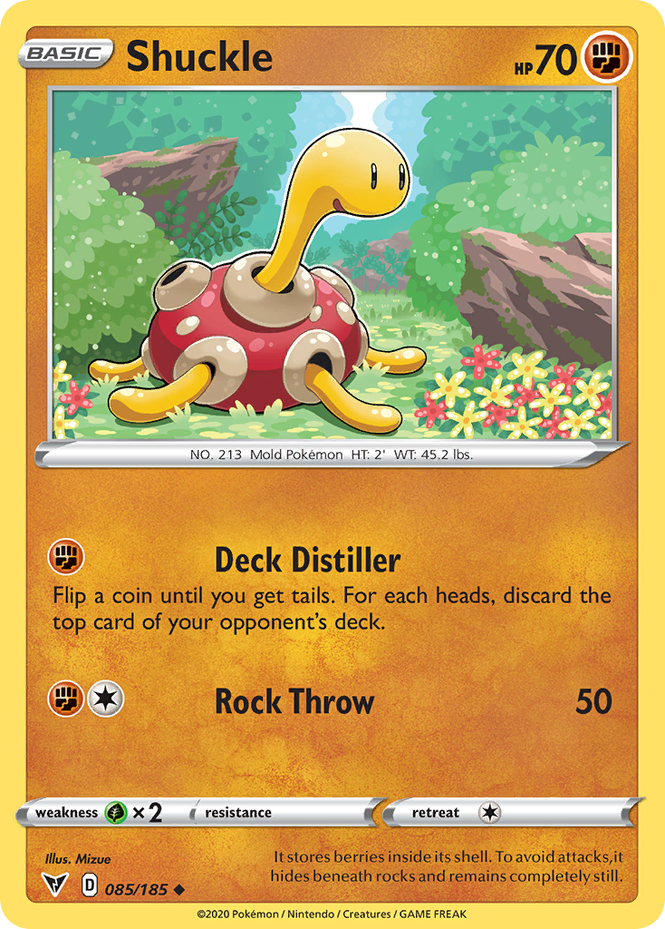 Shuckle — illustrated card