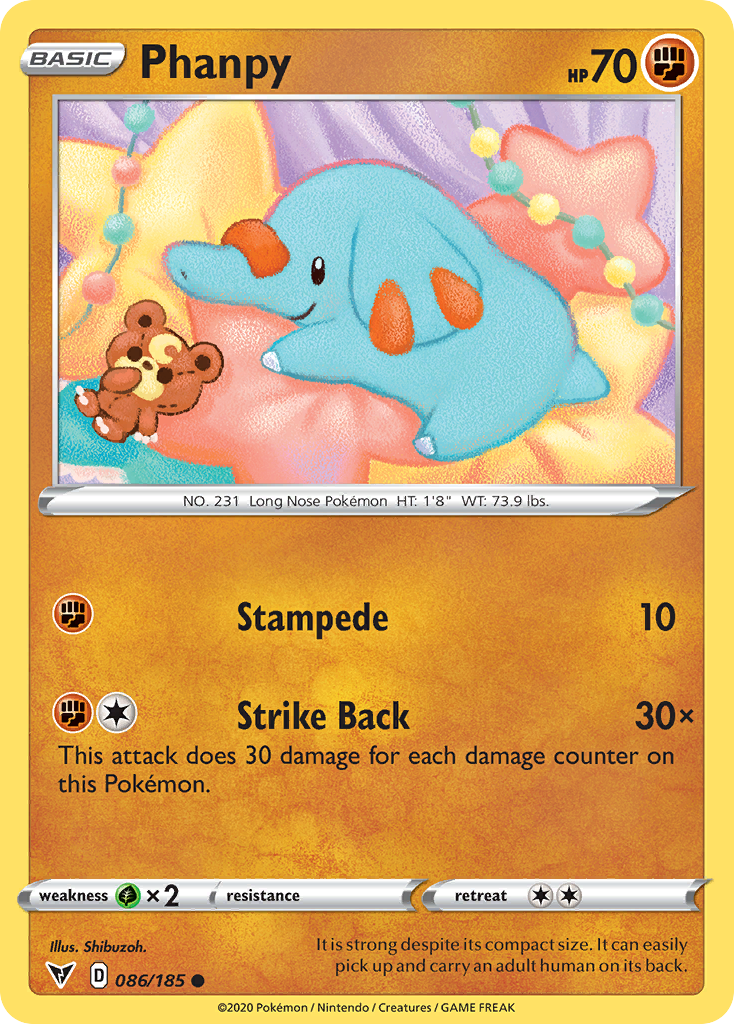 Phanpy — illustrated card