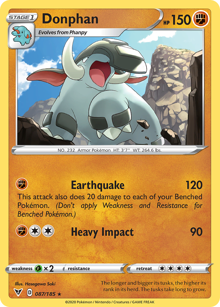 Donphan — illustrated card
