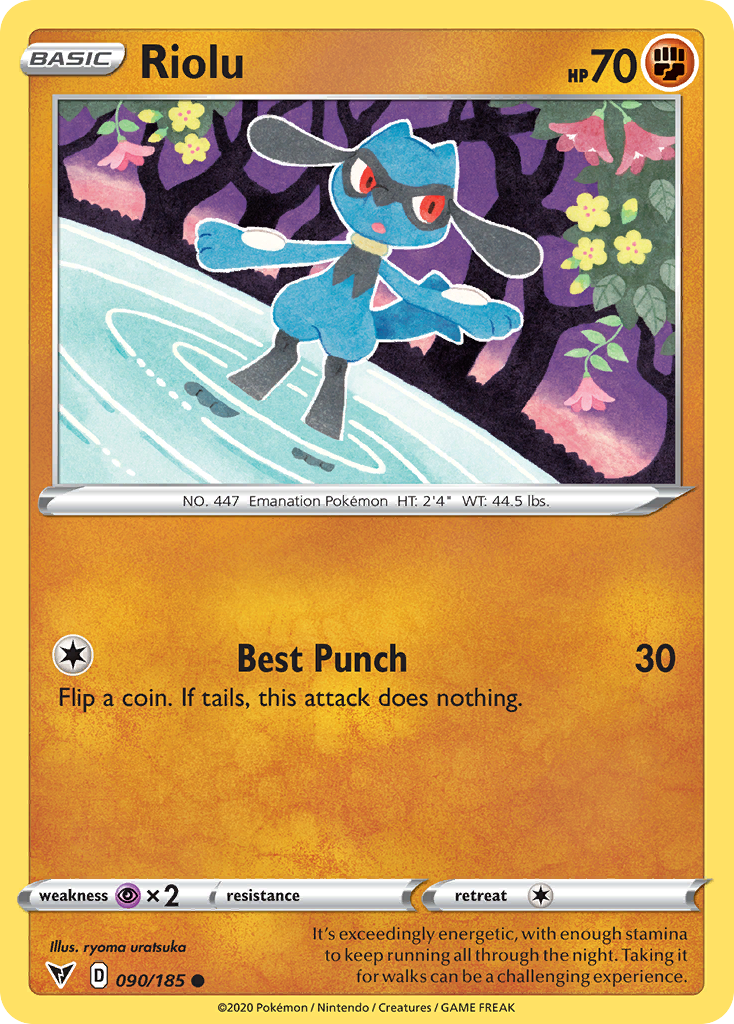 Riolu — illustrated card