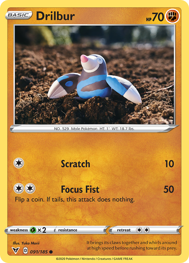 Drilbur — illustrated card