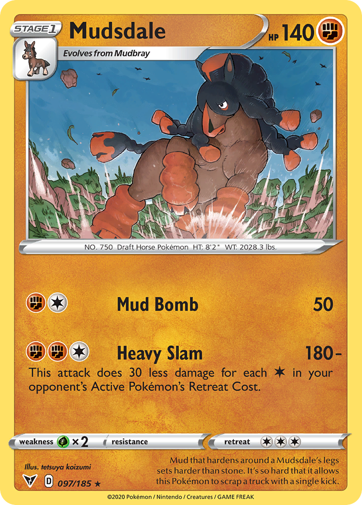 Mudsdale — illustrated card