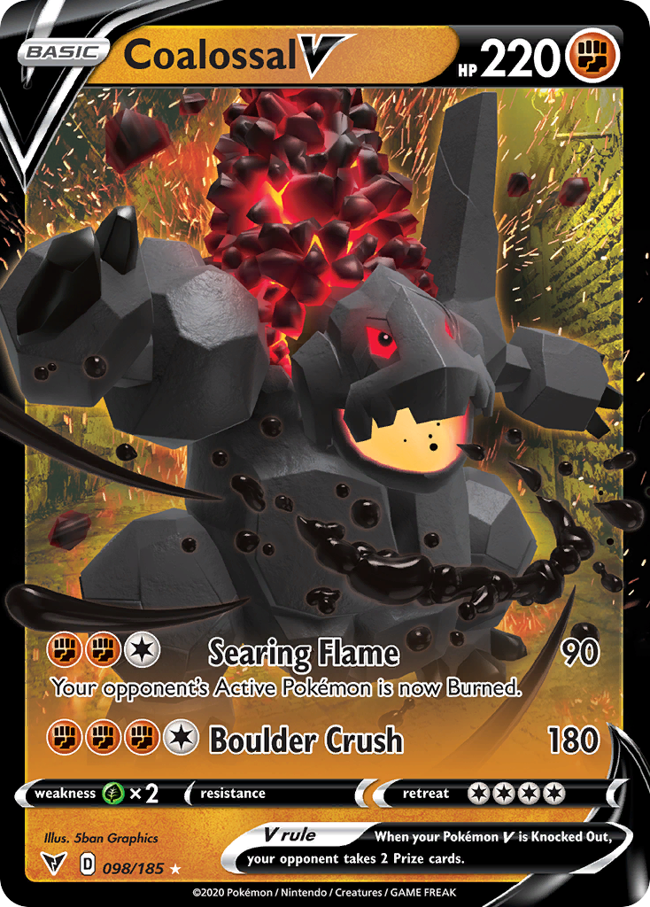 Coalossal V — illustrated card