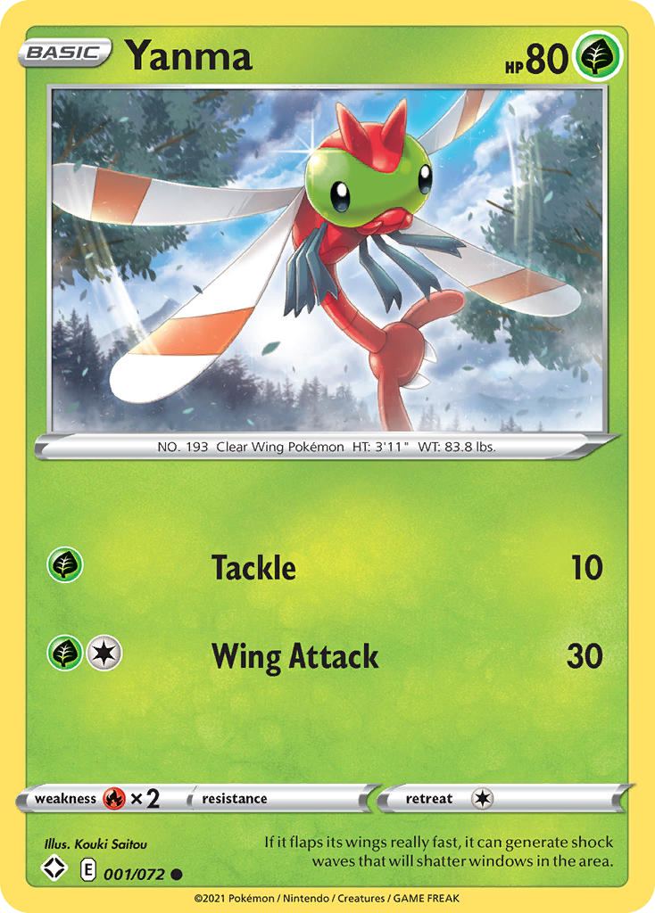 Yanma — illustrated card