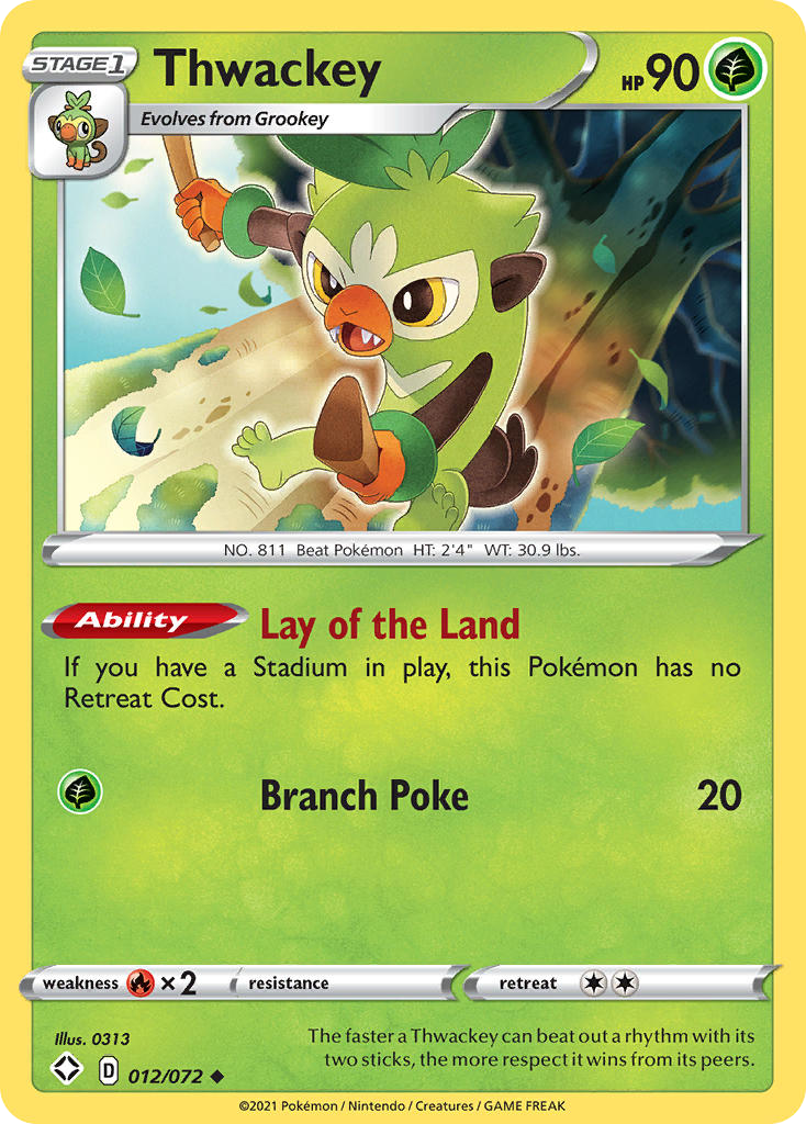 Thwackey — illustrated card