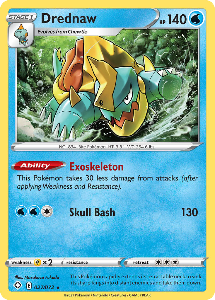 Drednaw — illustrated card