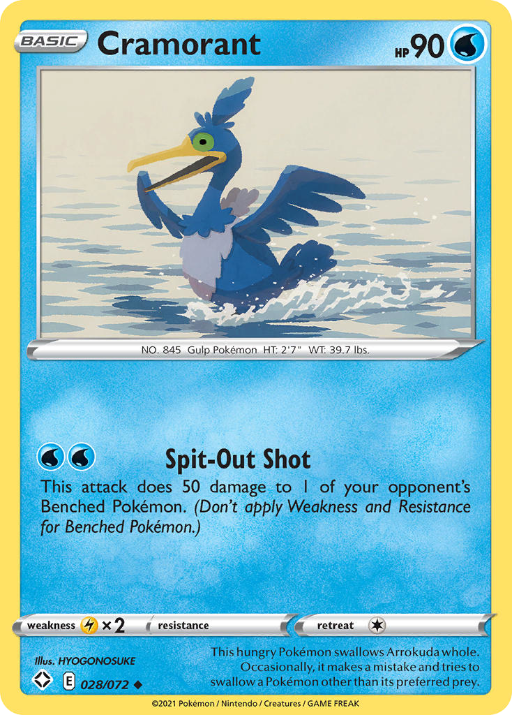 Cramorant — illustrated card