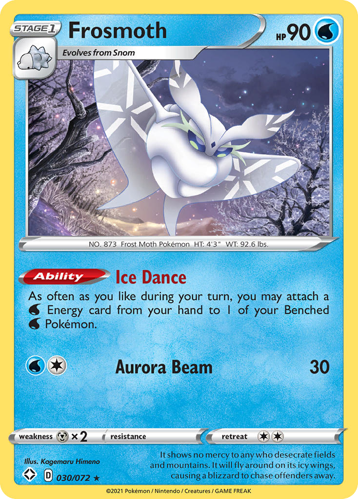 Frosmoth — illustrated card