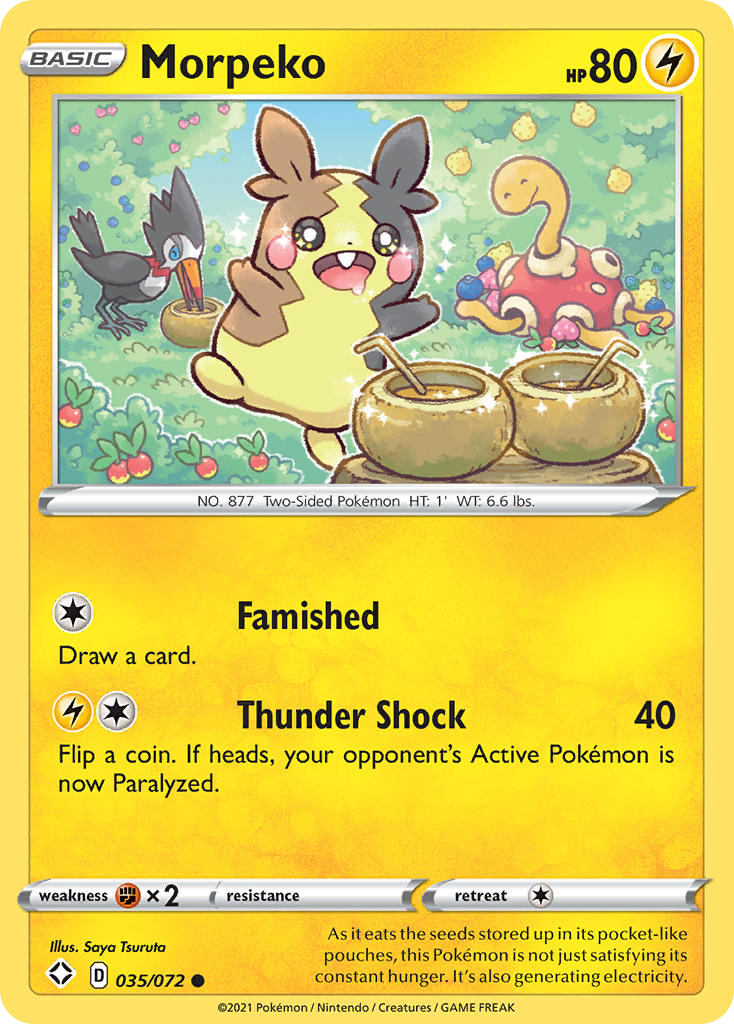 Morpeko — illustrated card