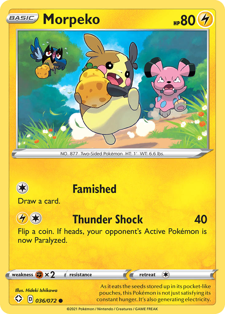 Morpeko — illustrated card