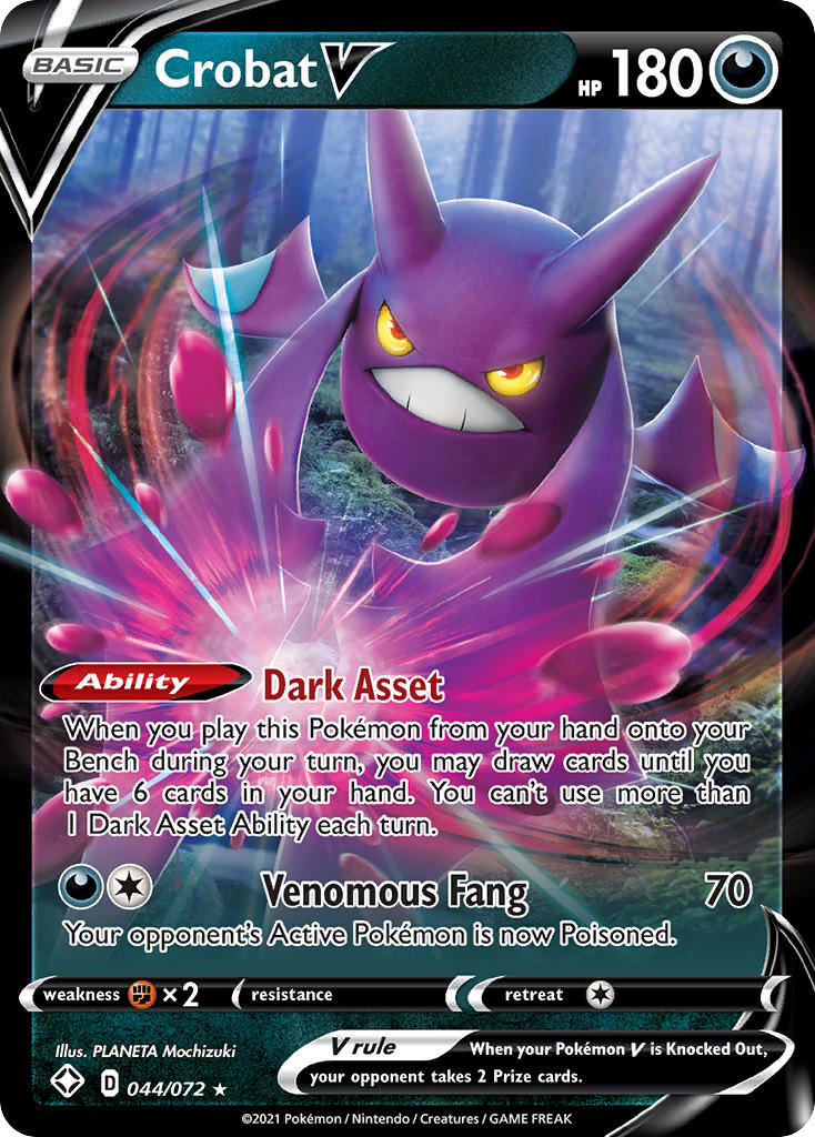 Crobat V — illustrated card