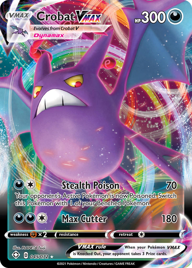 Crobat VMAX — illustrated card