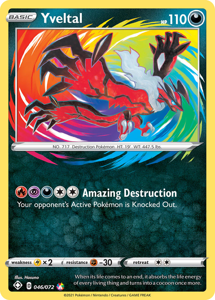 Yveltal — illustrated card