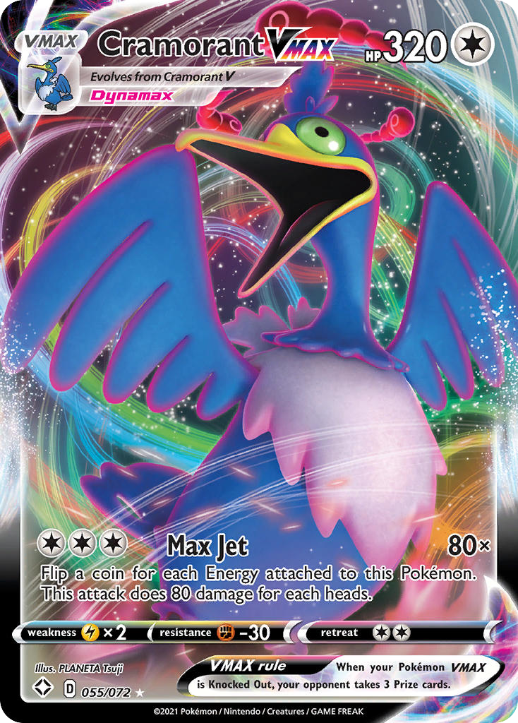 Cramorant VMAX — illustrated card