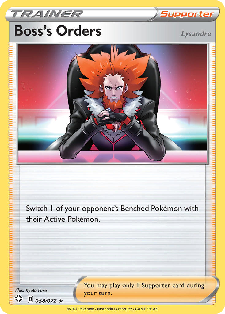 Boss's Orders — illustrated card