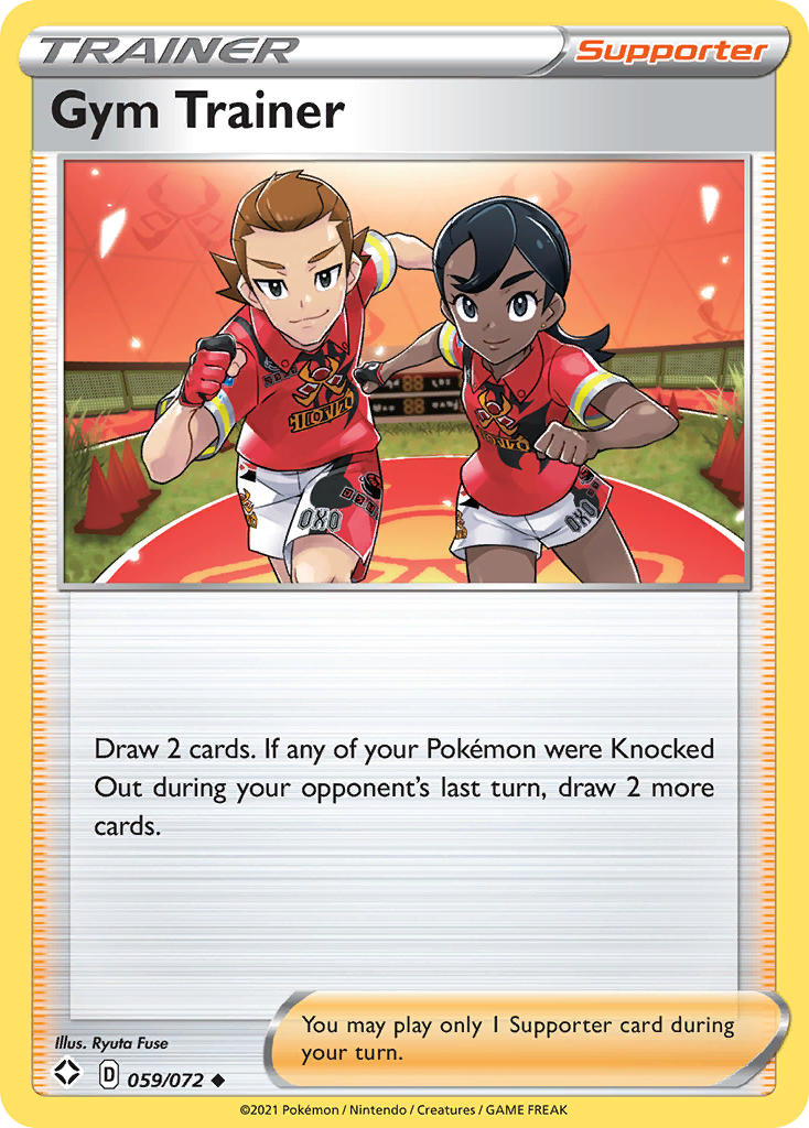 Gym Trainer — illustrated card