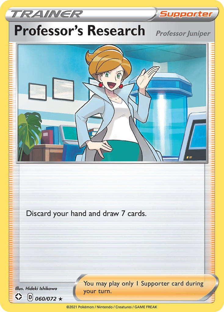 Professor's Research — illustrated card