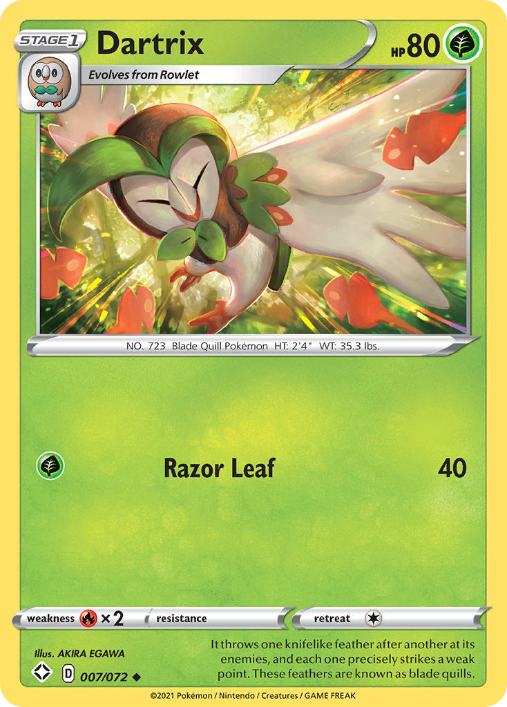 Dartrix — illustrated card