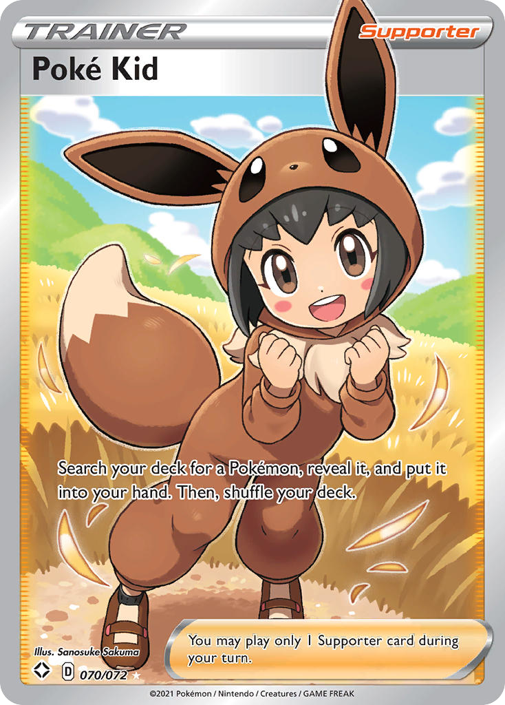 Poké Kid — illustrated card