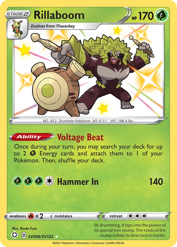 Rillaboom — illustrated card