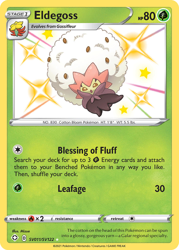 Eldegoss — illustrated card
