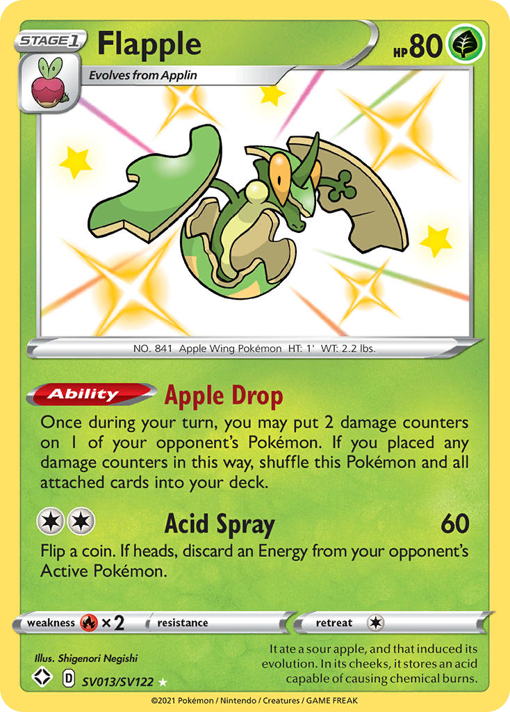 Flapple — illustrated card