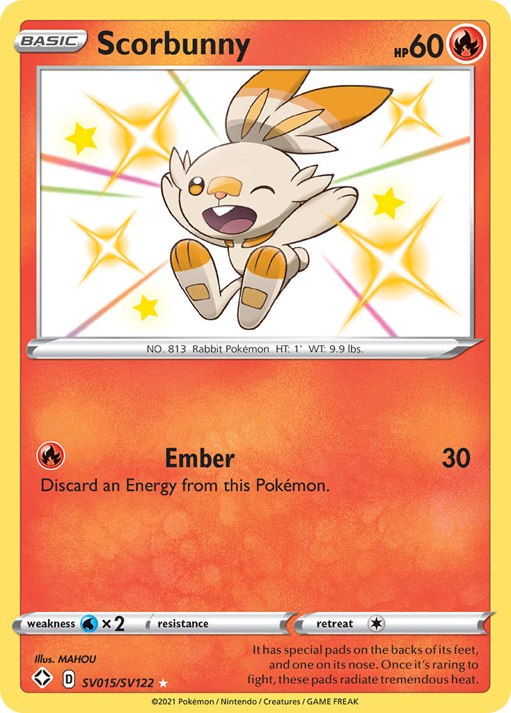 Scorbunny — illustrated card