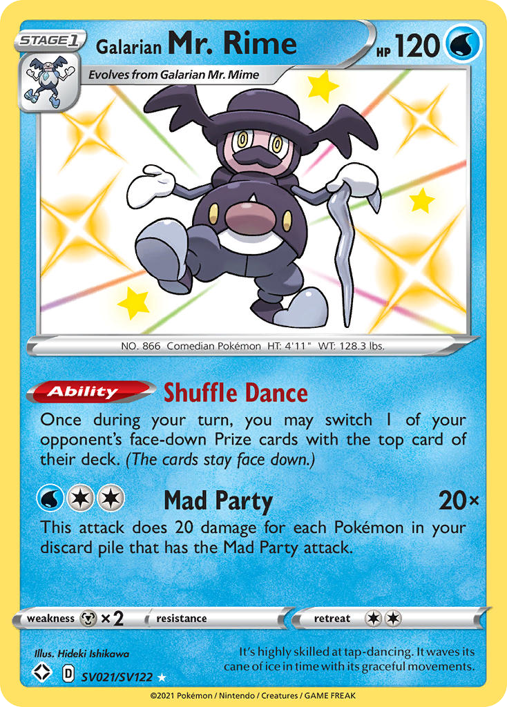 Galarian Mr. Rime — illustrated card