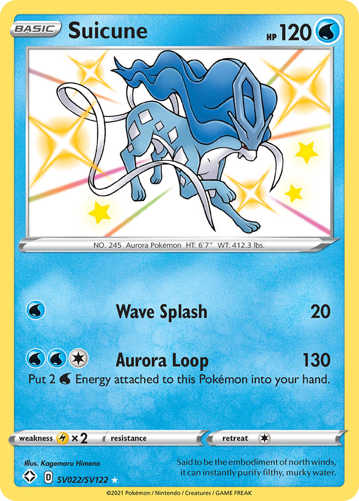 Suicune — illustrated card