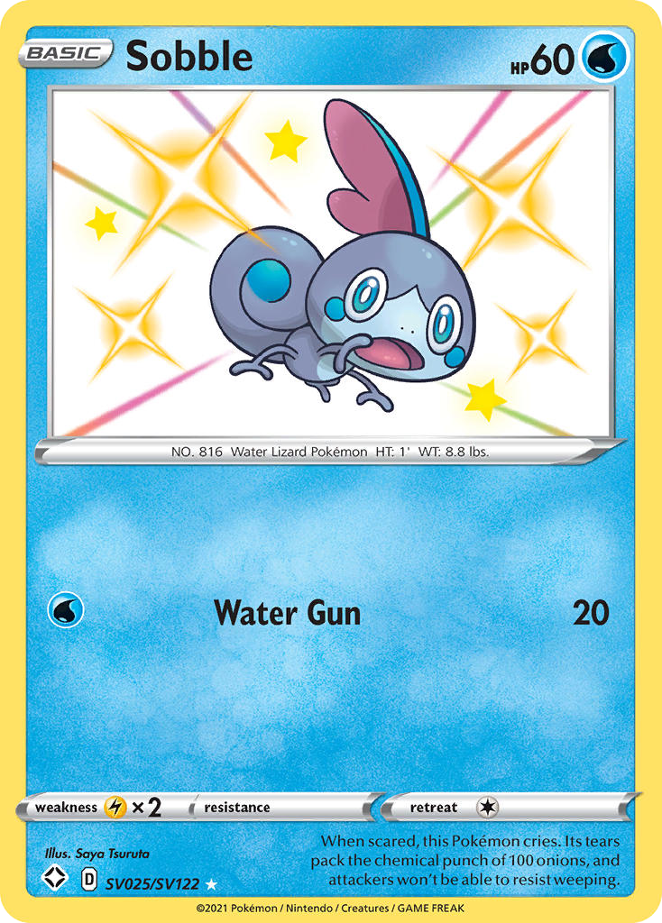 Sobble — illustrated card
