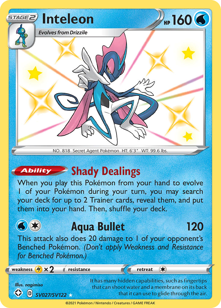 Inteleon — illustrated card
