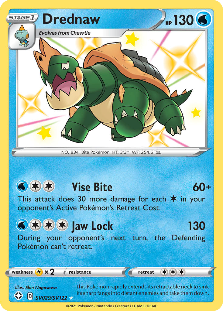 Drednaw — illustrated card