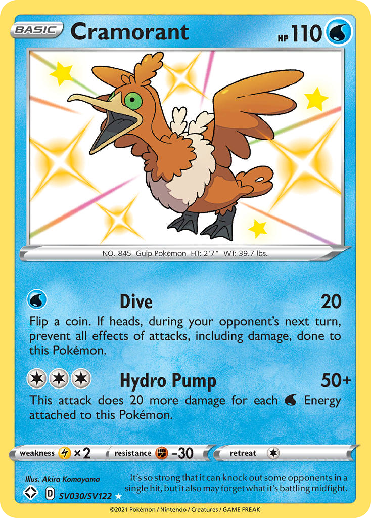 Cramorant — illustrated card