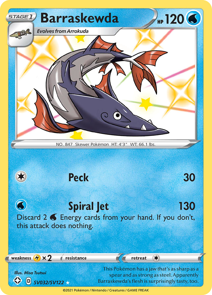 Barraskewda — illustrated card