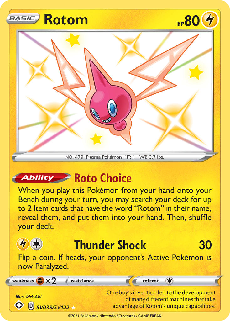 Rotom — illustrated card